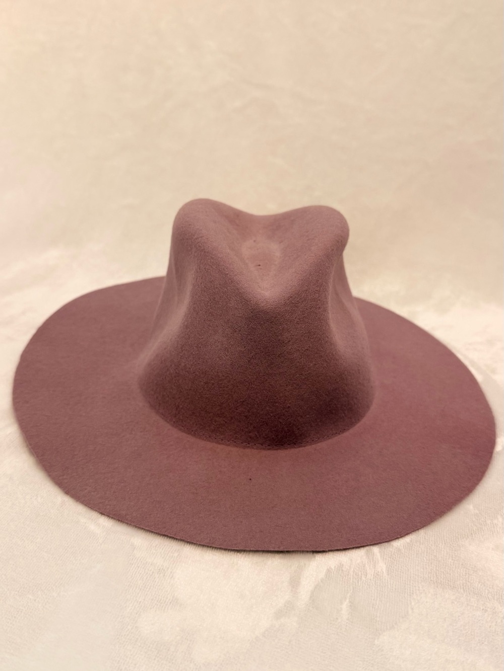 Forte forte- made in Italy Wide Brim Felt Fedora Hat for Women